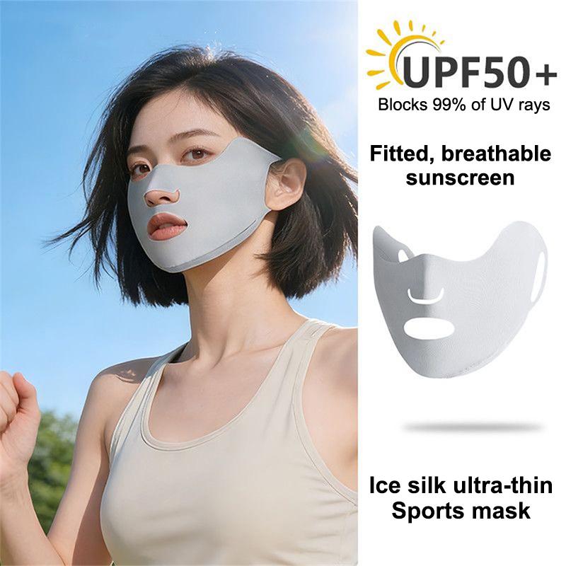 Kids Face Mask - 【B】2 stuks ademend ijszijdemasker, wasbaar, stofdicht,