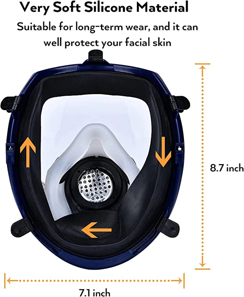 Chemisch gasmasker 6800, stofm - Dust Mask Construction recensie en prijs
